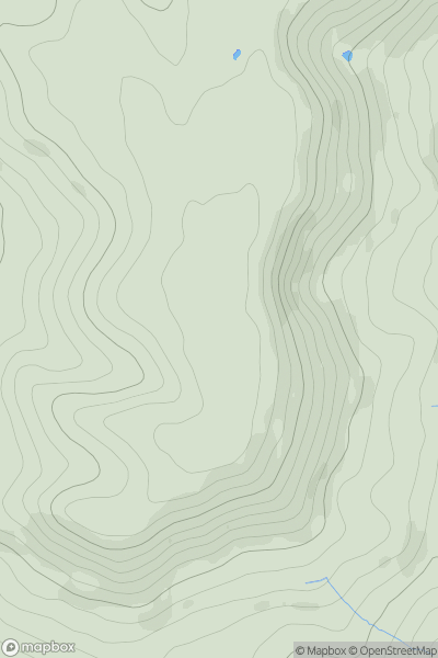 Thumbnail image for Black Down [South East England] showing contour plot for surrounding peak